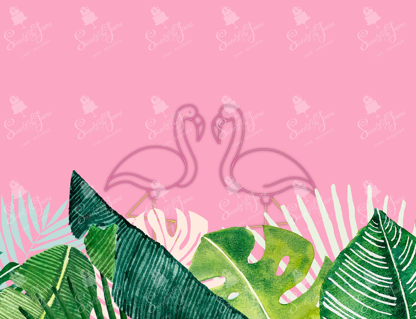 Flamingo Love - SJSA027 – Sugar Art